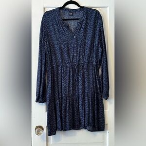 GAP Tiered Printed Mini Dress